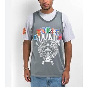 Cookies SF Layered Short Sleeve Shirt Tank Top Size XL Gray Basketball Jersey